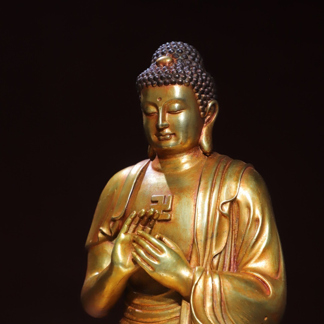 Bronze gilded statue of the Great Sun Buddha statue
