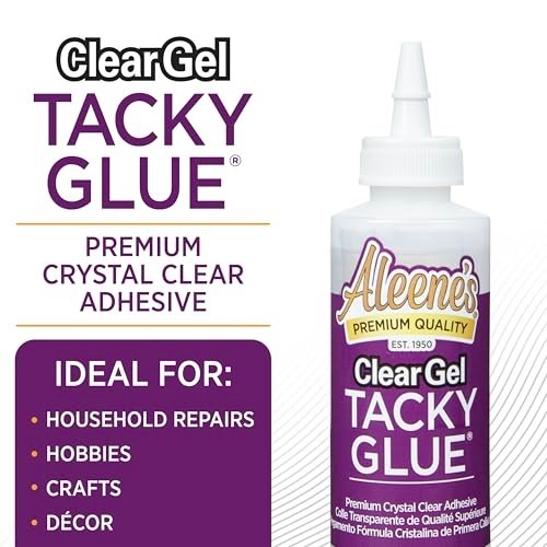 Aleene’s AR6-2 Clear Gel Tacky Glue, 4 oz., 4 oz., Multicolor