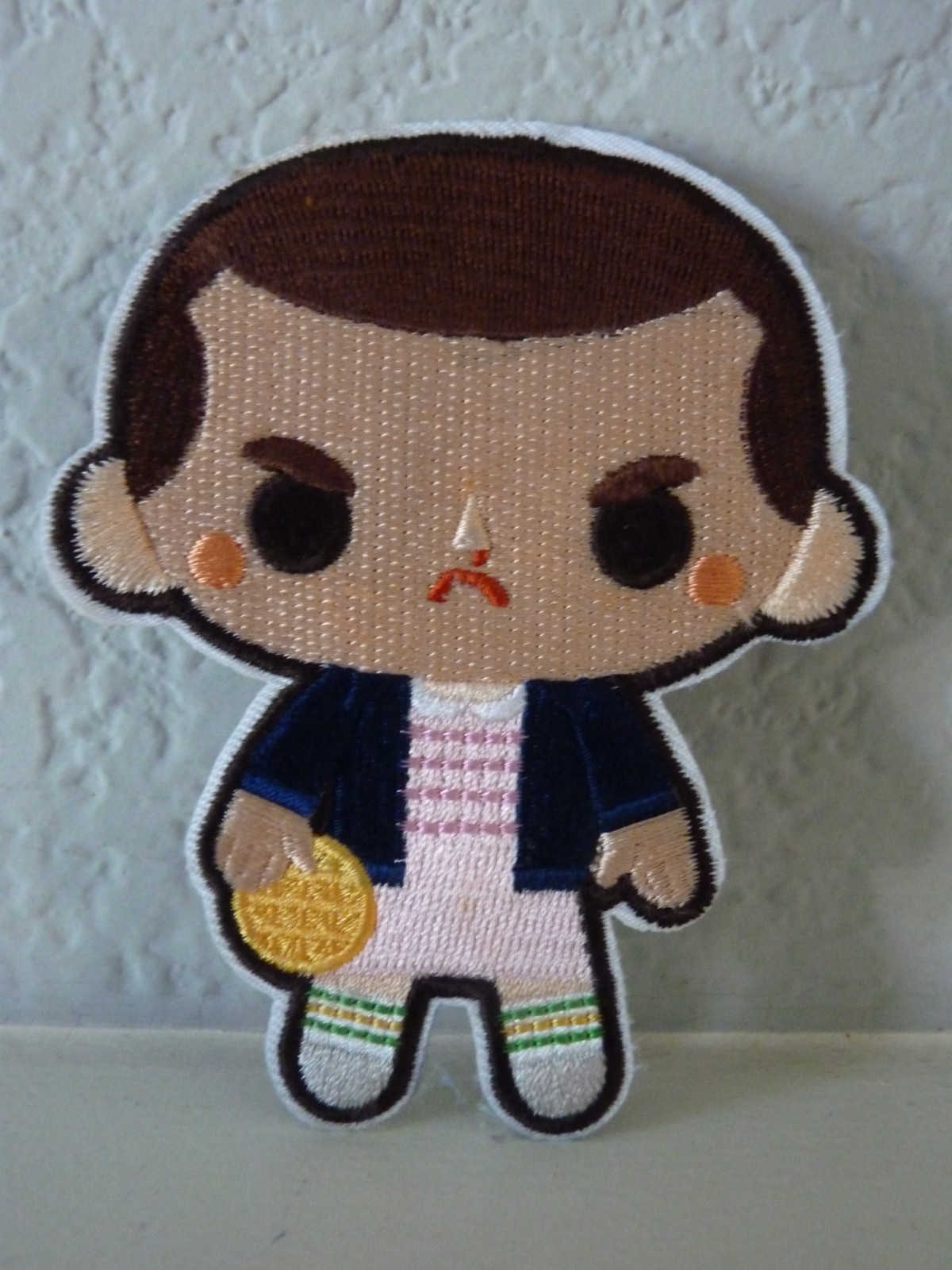 Stranger Things ELEVEN Body Shot Embroidered Iron-On Patch 3.5 NEW Free Shipping