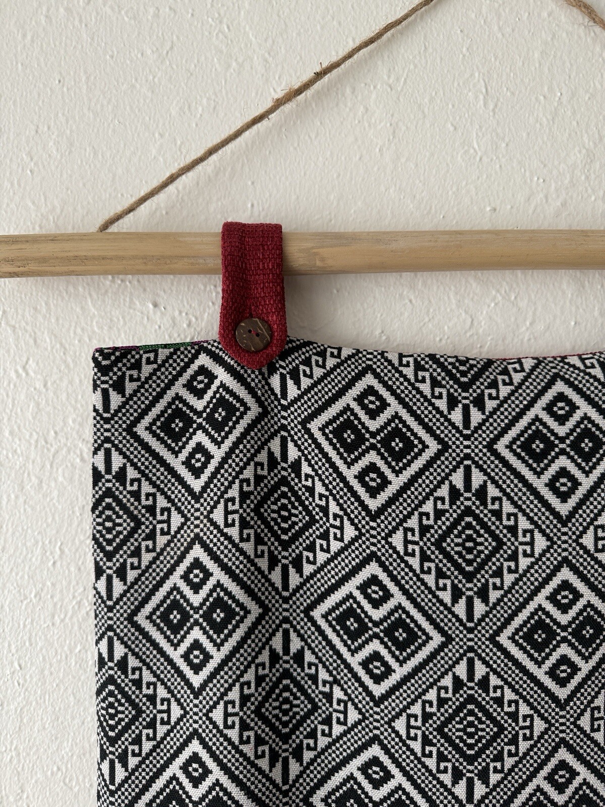 Miao/Hmong Embroidery – Wall Decoration – w/ Alloy Necklace and Good Luck Coins