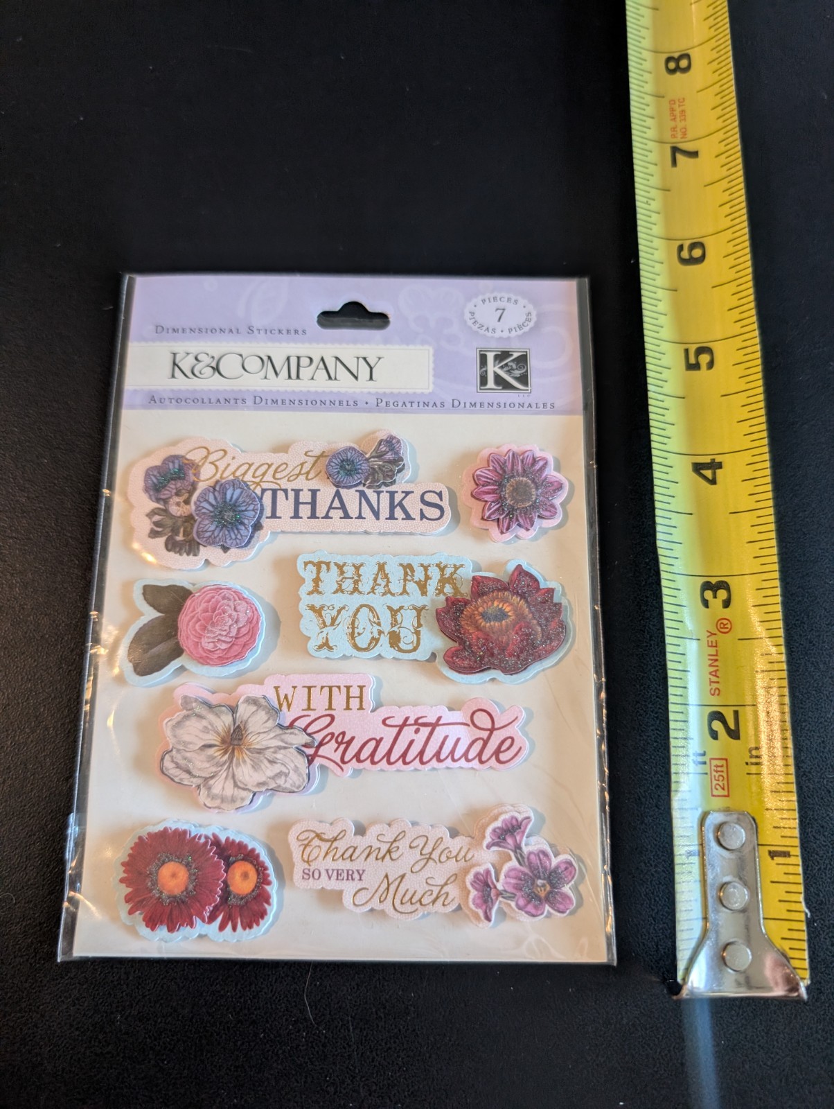 Recollections K&Company YOU CHOOSE Boutique Dimensional Scrapbook Stickers