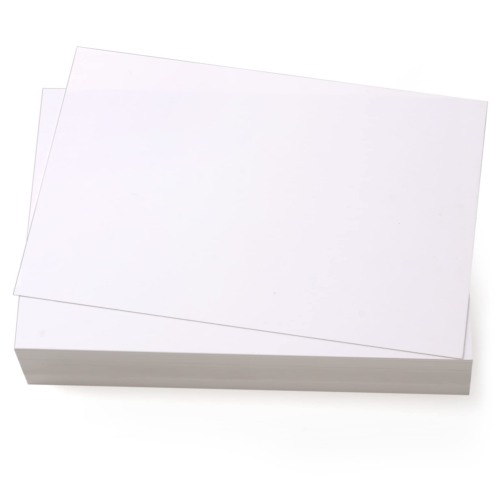 60 Pack 5×7 White Blank Cardstock Paper, 250GSM Thick, 90 lb, Perfect for Invita