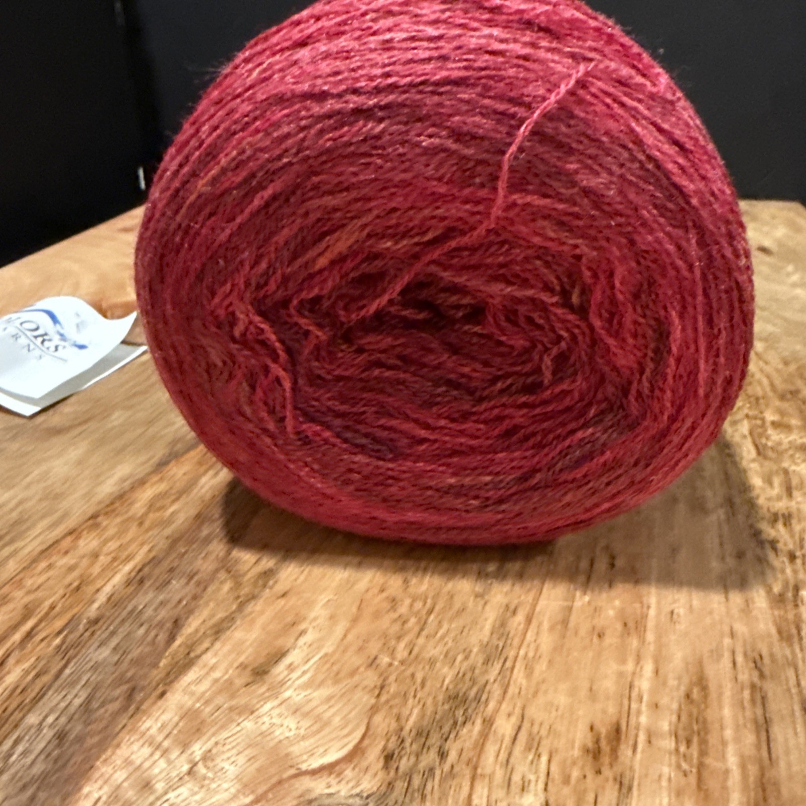 Mountain Colors Yarn 115G Hand Painted Winter Lace Ruby River Red Pink Wool Silk