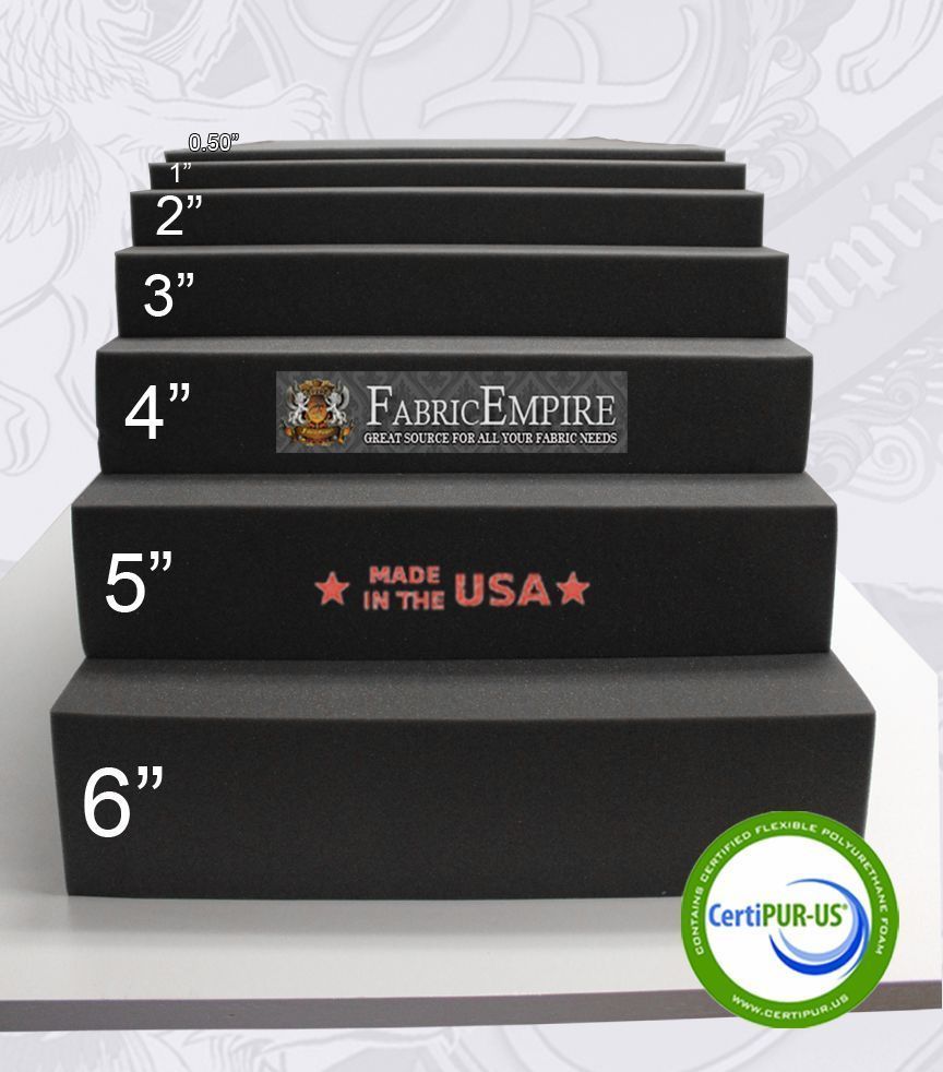 40″x82″ Firm Rubber Foam Sheet Premium Seats Cushion Upholstery USA MADE – NF33