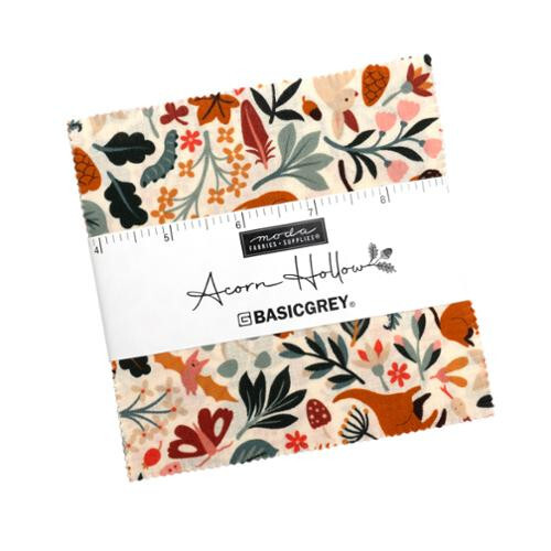 ACORN HOLLOW by BASIC GREY for Moda Charm Pack