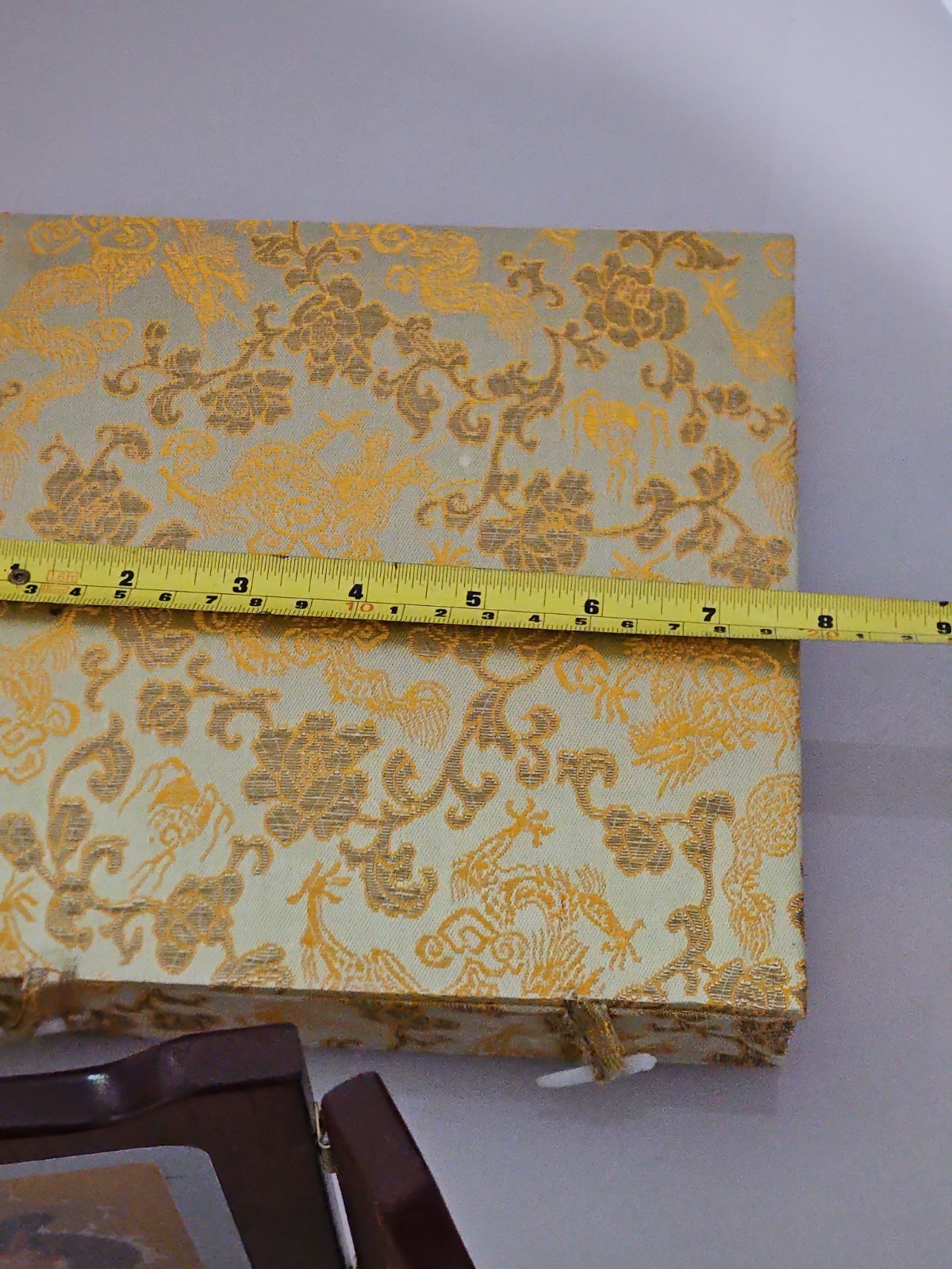Nanjing Yunjin Brocade Imperial Dragon Art Trifold Frame Set Silk New Open Box