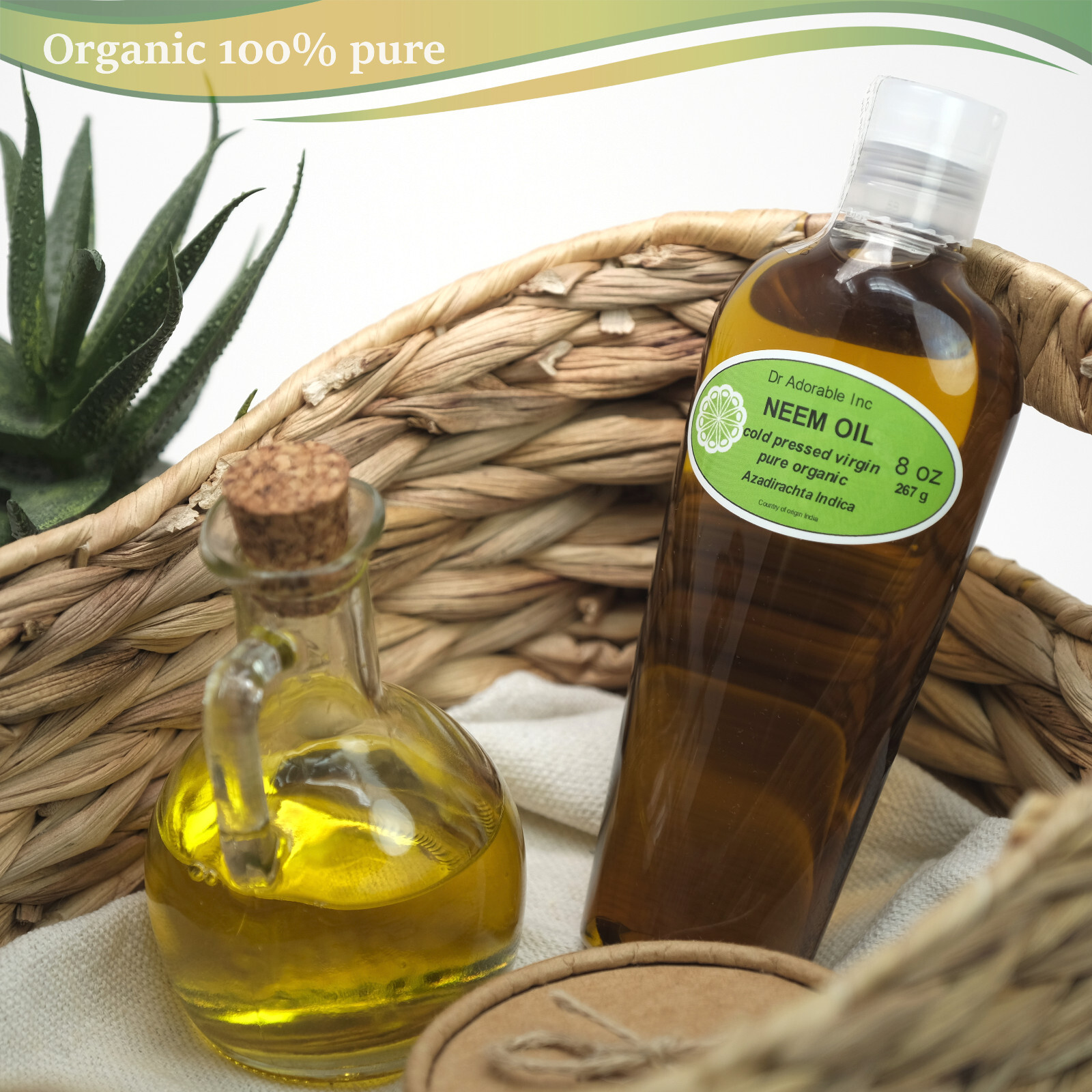 8 Oz Premium Neem Oil Pure Organic Cold Pressed Best Fresh Multi Purpose