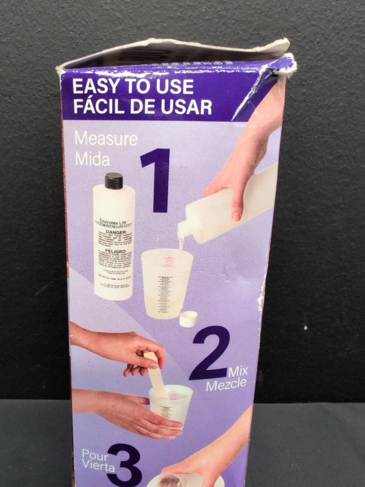 Envirotex Lite Pour-On High Gloss Finish Clear Epoxy Resin Kit 32 oz 02032
