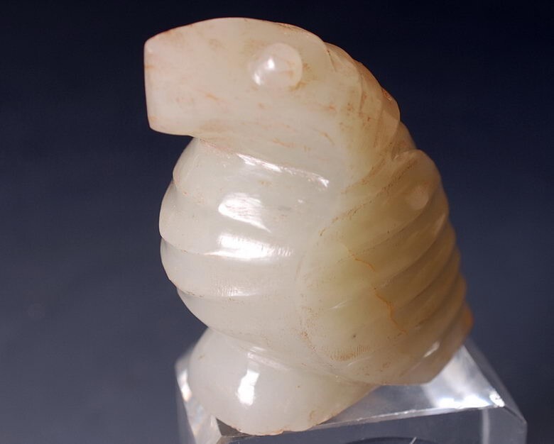 ELEGANT Chinese jade culture BIRD PiXie Pendant!