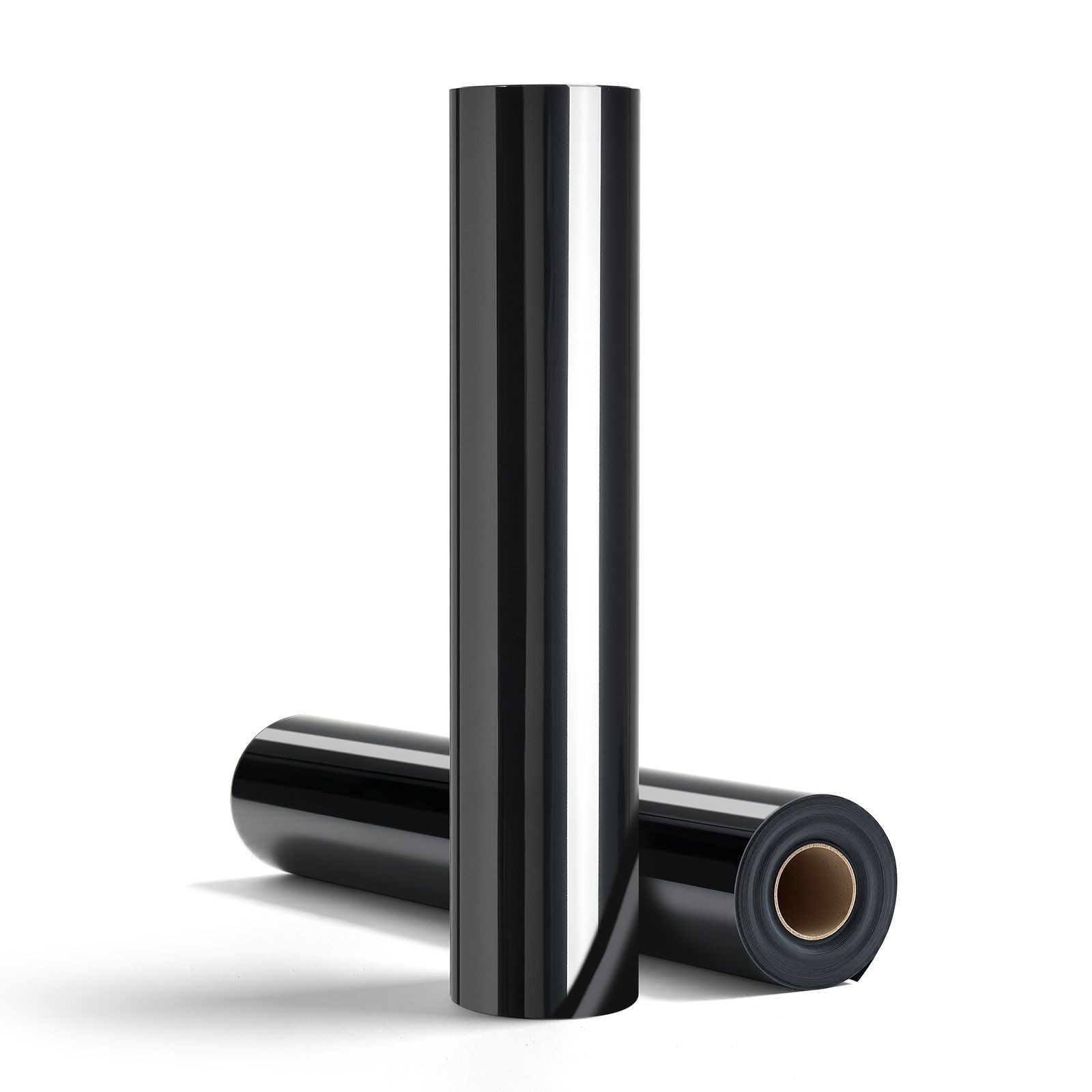 Glossy Black HTV Vinyl 12in x 25ft for T-Shirts & Crafts