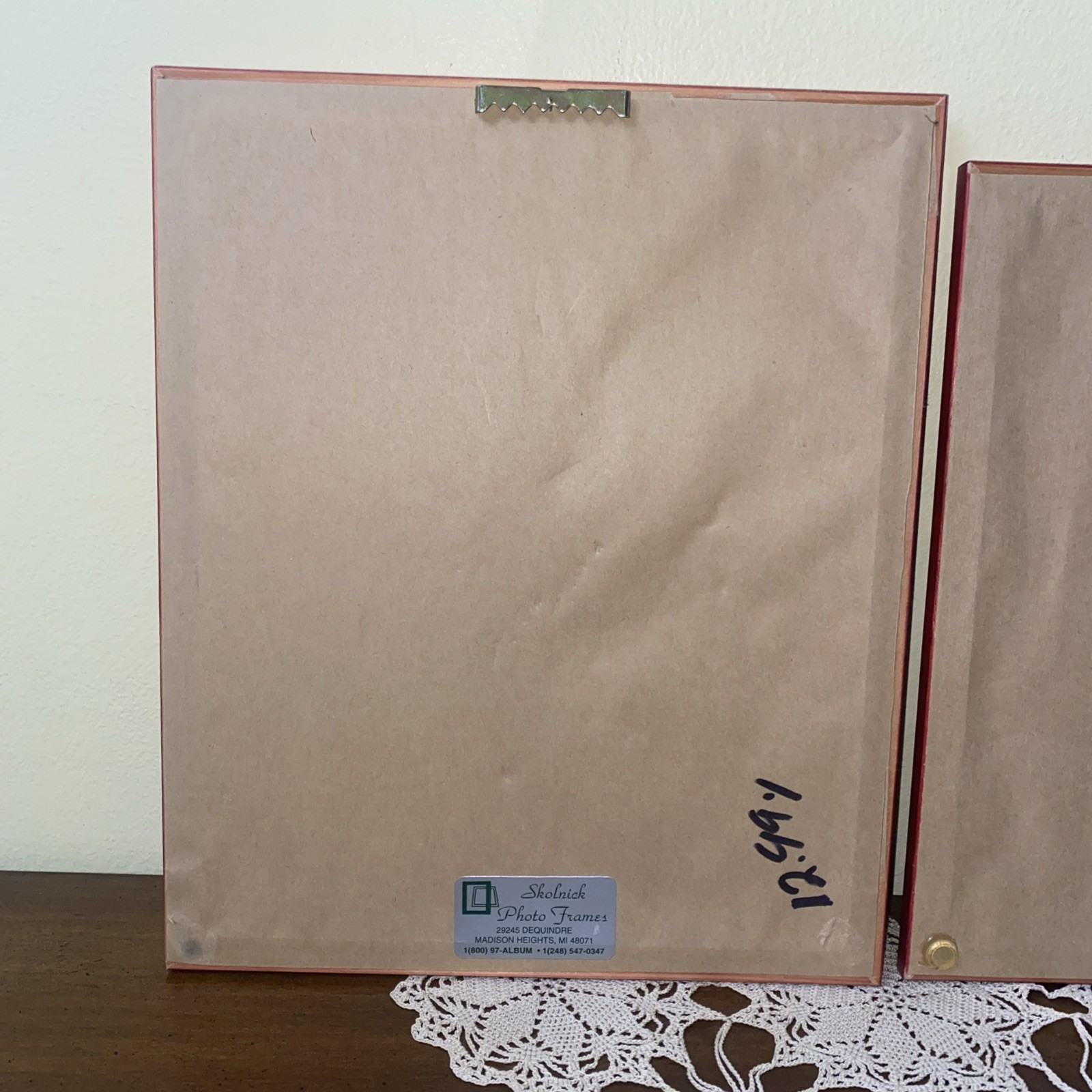 Vintage Chinese hand cut paper cutouts professionally framed Set 2 Red & White