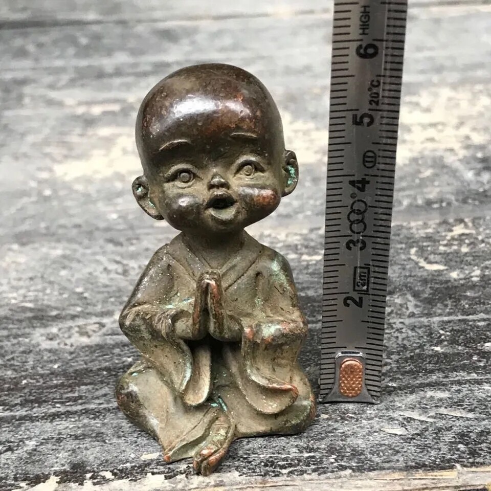 Antiques Miscellaneous Collection home Ornaments Traveler Monk Desktop Crafts