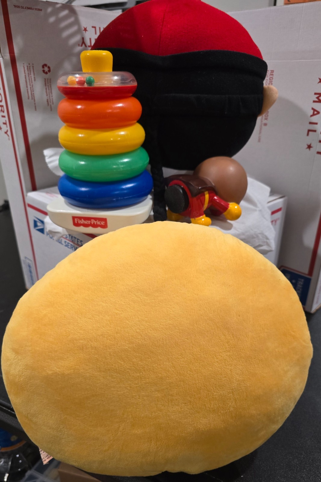 Lot of 4 PRE-OWNED USED POPULAR ASIAN AND WESTERN TOYS-tags are to Smile Emoji