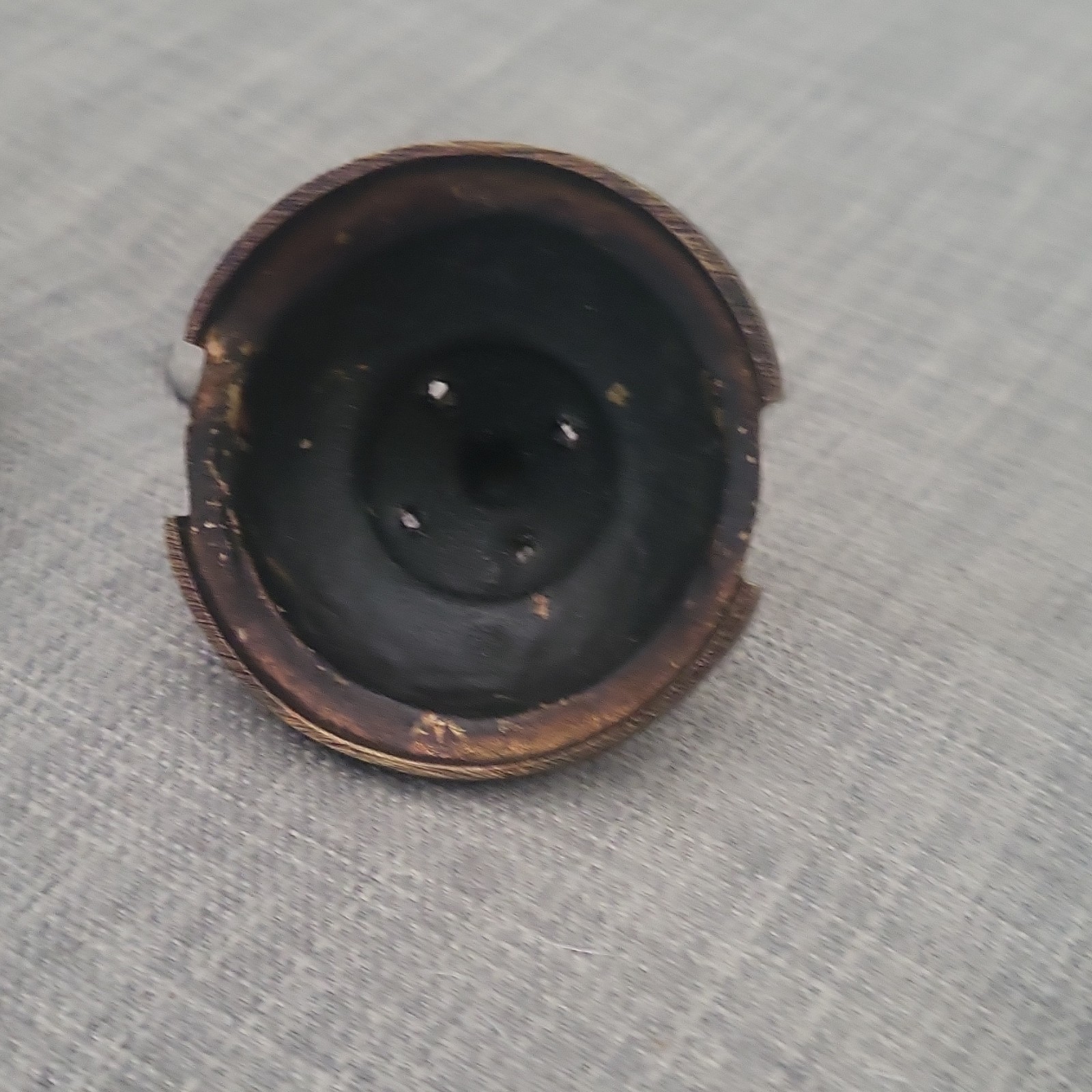 Chinese Brass Tripod Incense Burner Censer w/ Lid, Stamped “CHINA”