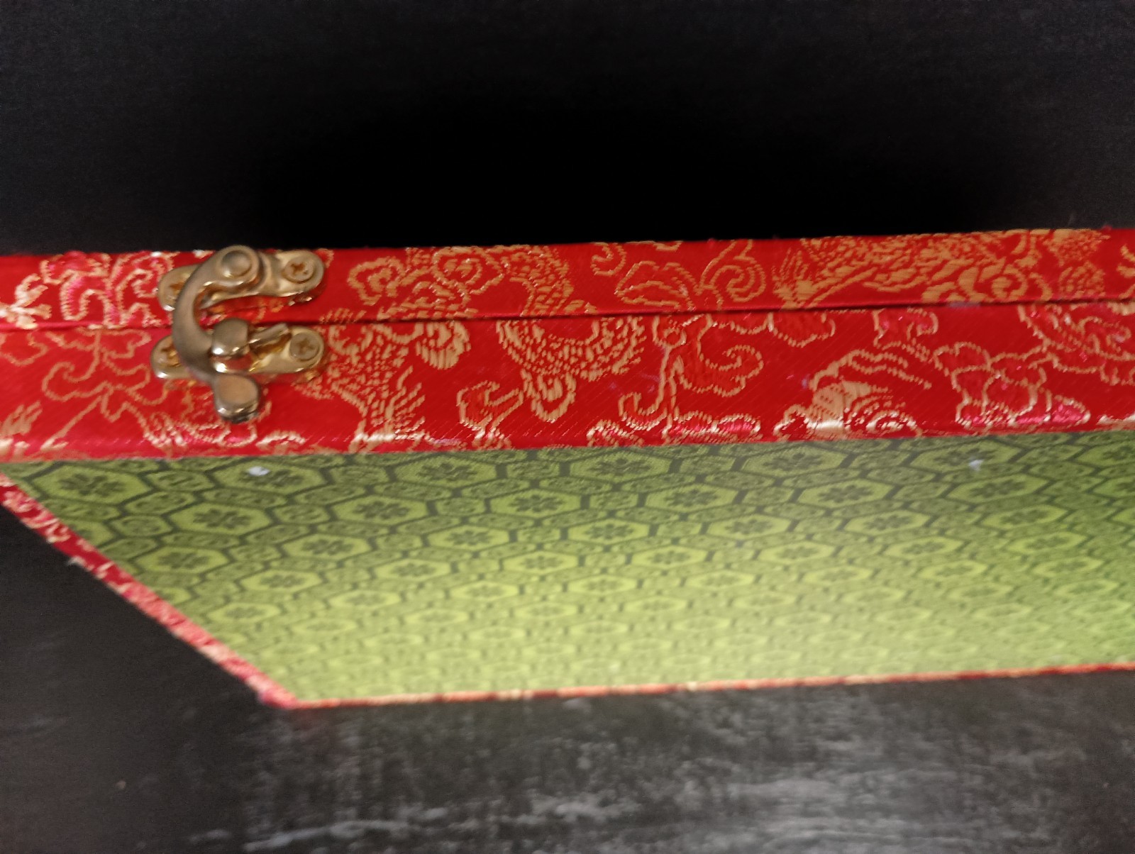 Hand Embroidered Double Sided Suzhou Embroidery Paddle Fan Wheat W/ Dragon Box
