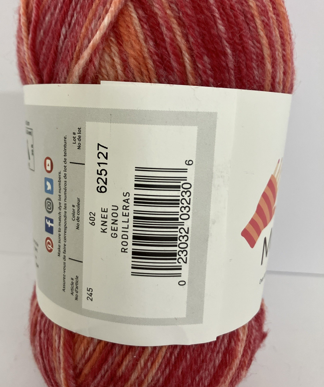 Lion Brand Lot 3 of Mani‑Pedi Knee Superwash Wool Sock Yarn 219yd Super Fine 1