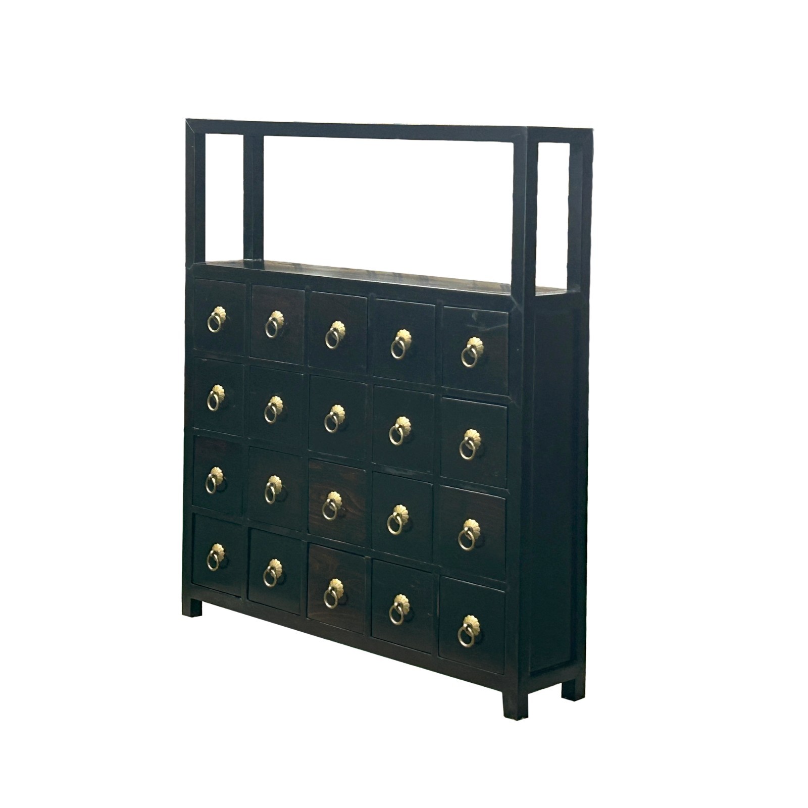 Table Top Chest Open Display Shelf 20 Drawers Apothecary Cabinet ws5008