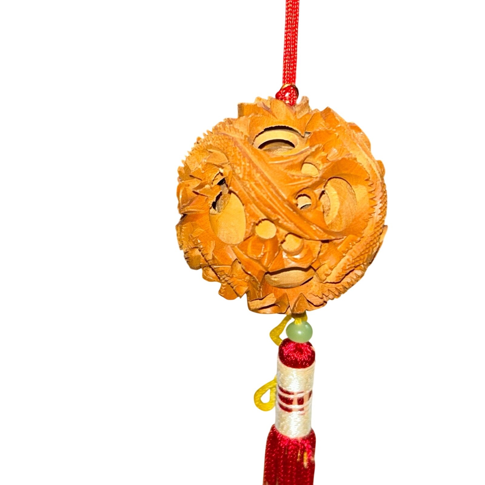 Vintage Chinese Devil’s Work Puzzle Ball Multi-Sphere Carving ornament