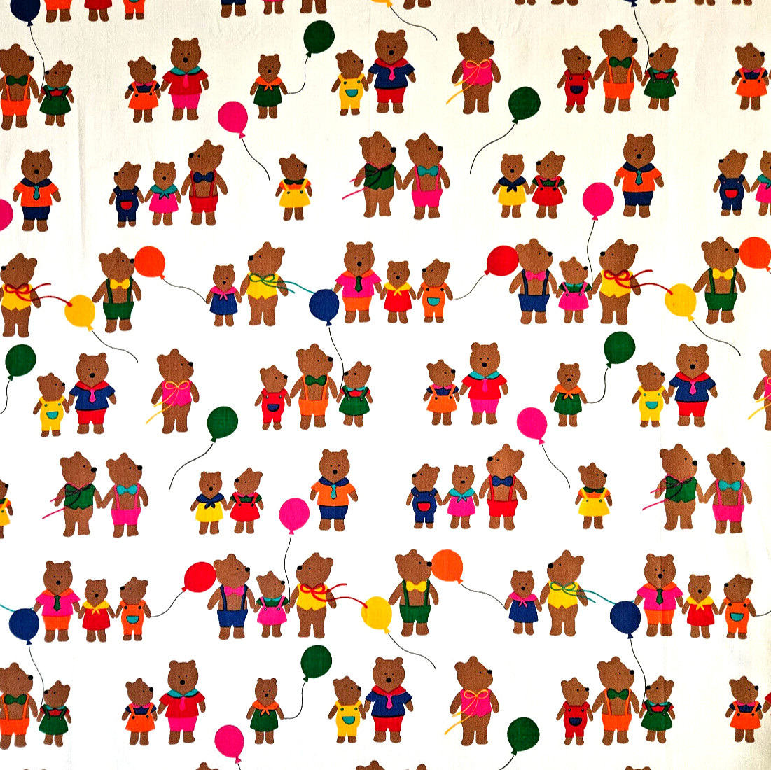 Fun Zone Bear Fabric by Hoffman California Fabrics 43″Wide by the yard Cotton