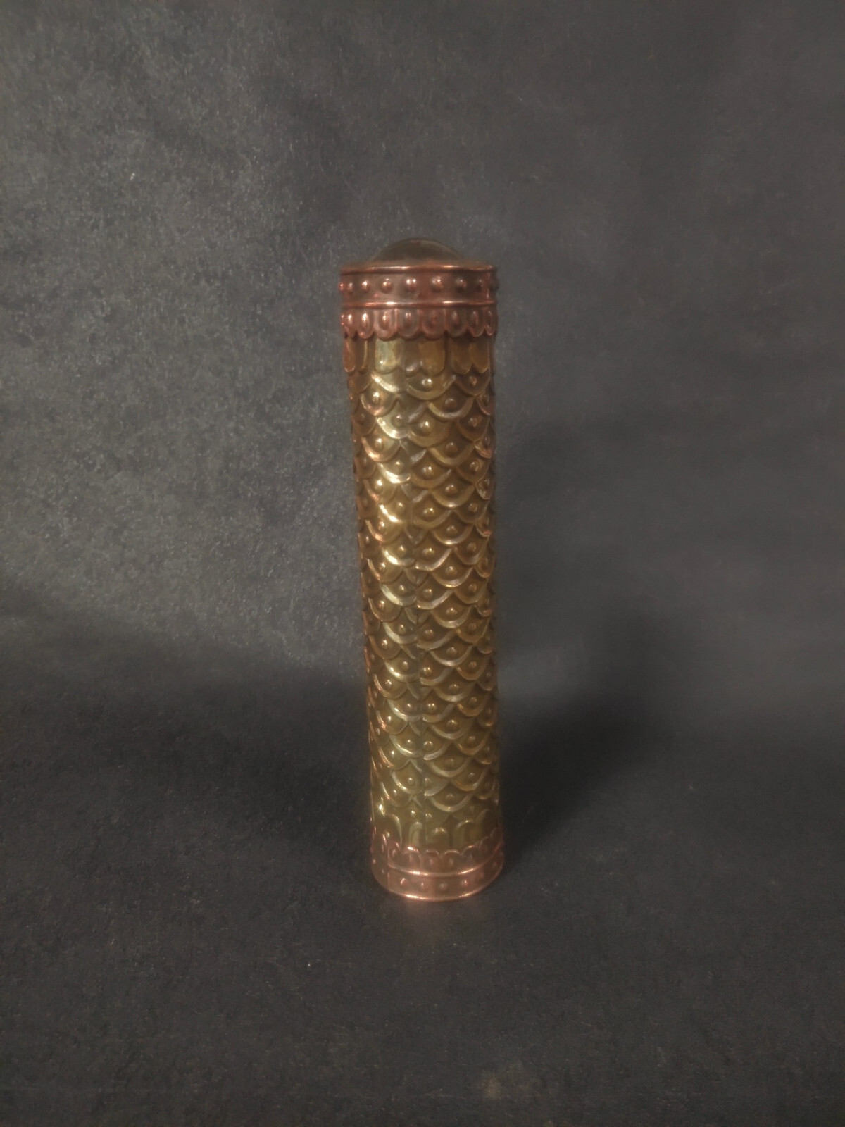 19cm noble brass copper carved cloud See Wonderful Scene optical kaleidoscope