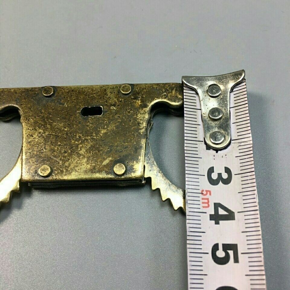 Antique Brass Handcuffs Ornament Pure Copper Craft Collectible Decor Artifact
