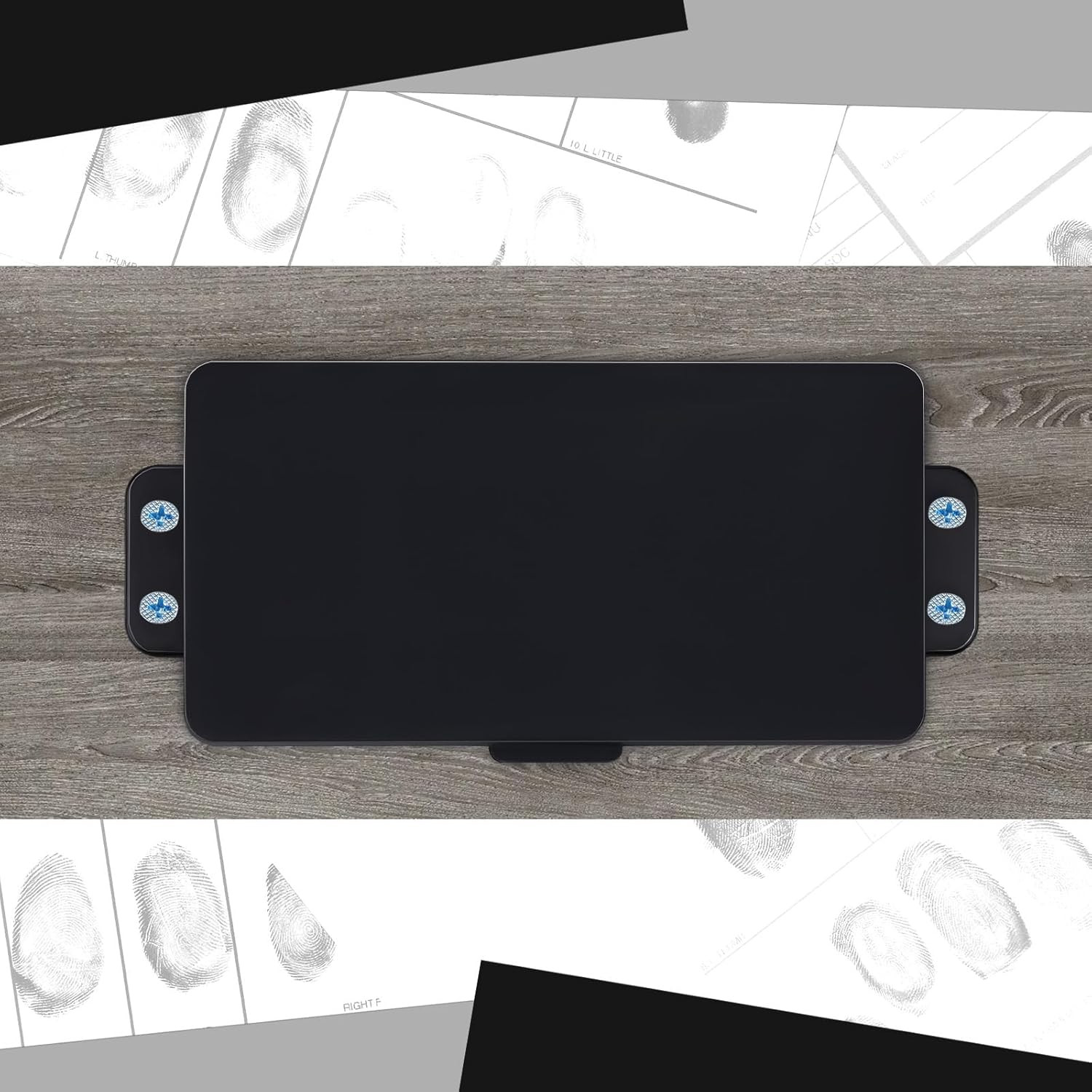 Fingerprint Ink Pads Thumbprint Ink Pads Small Black Stamp for Home Office Notar
