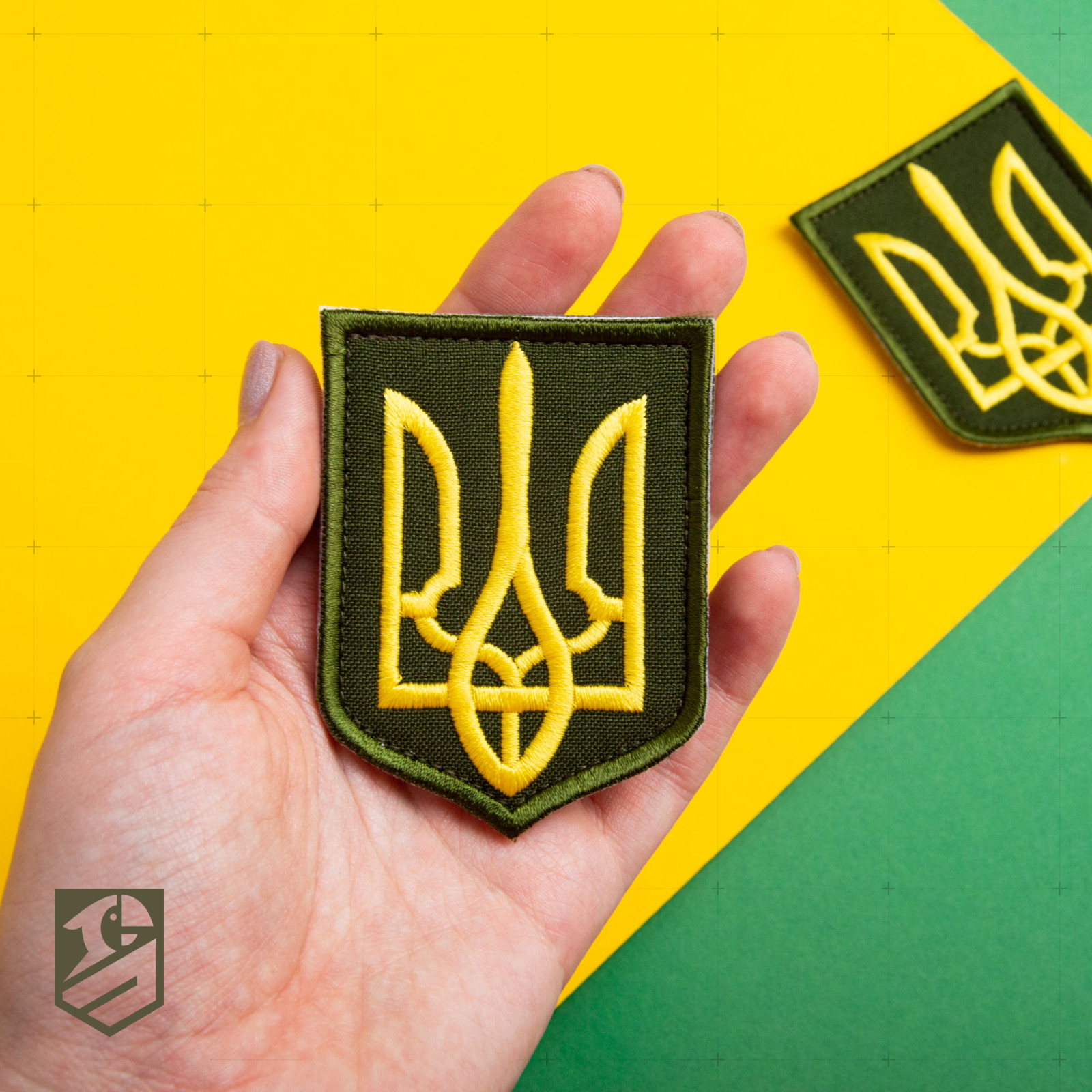 3Pcs Ukraine Patch Set, Ukraine Coat of Arms Shield, Trident, Tryzub, Hook Loop