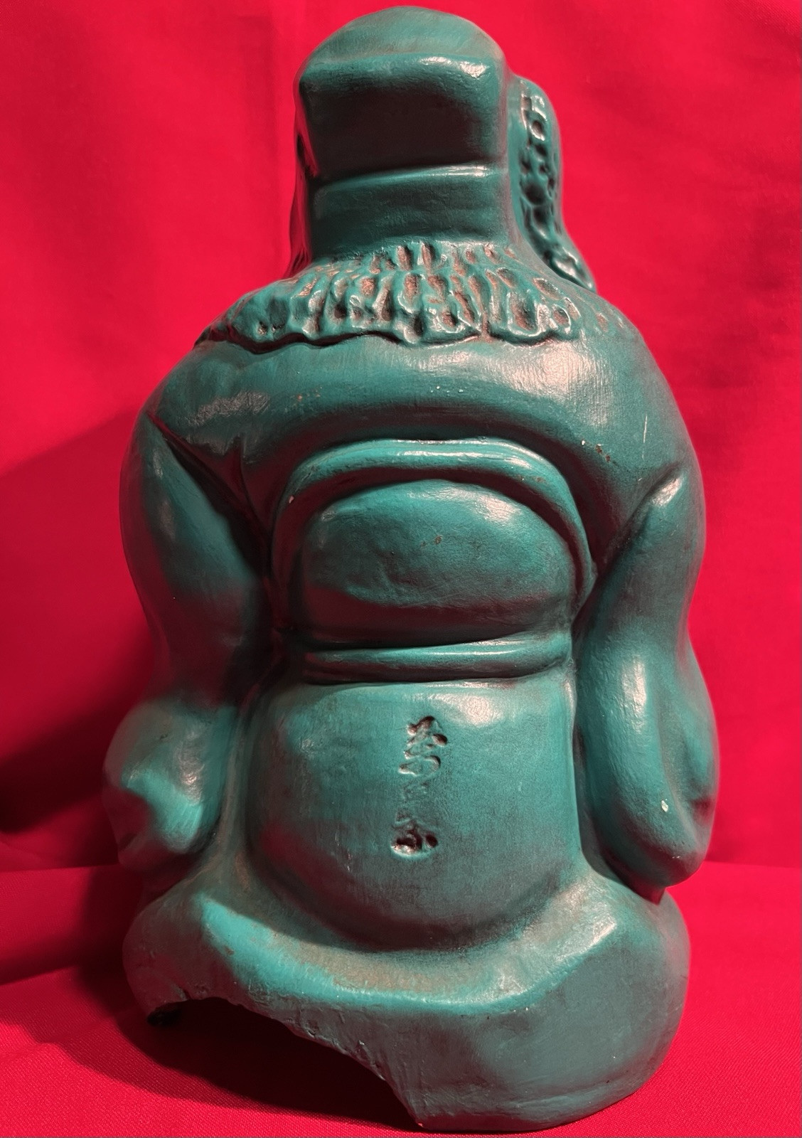 Sanxing,Chinese Priest,Wise Man,Buddah,Asian,Ceramic,Statue,Handmade,1970s,VTG