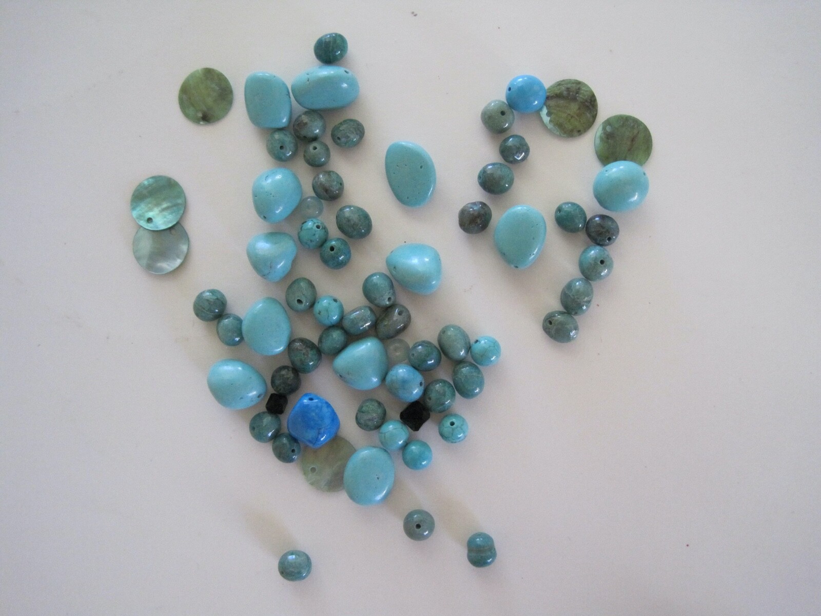 Turquoise Beads & Other Discs Beads