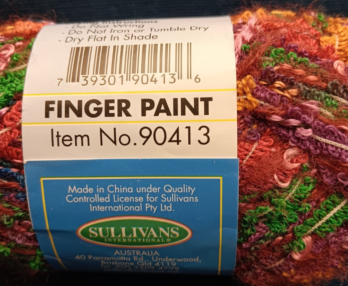 Lot of 2 Sullivans Luce yarn color Finger Paint variegated – NEW