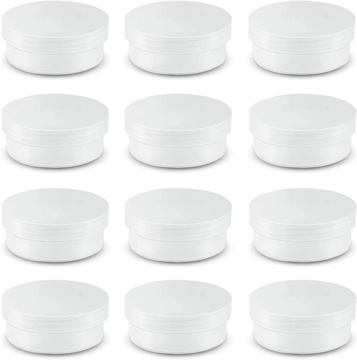 Amersumer 20Pack Round Clear Frosted Plastic Bead Storage Containers
