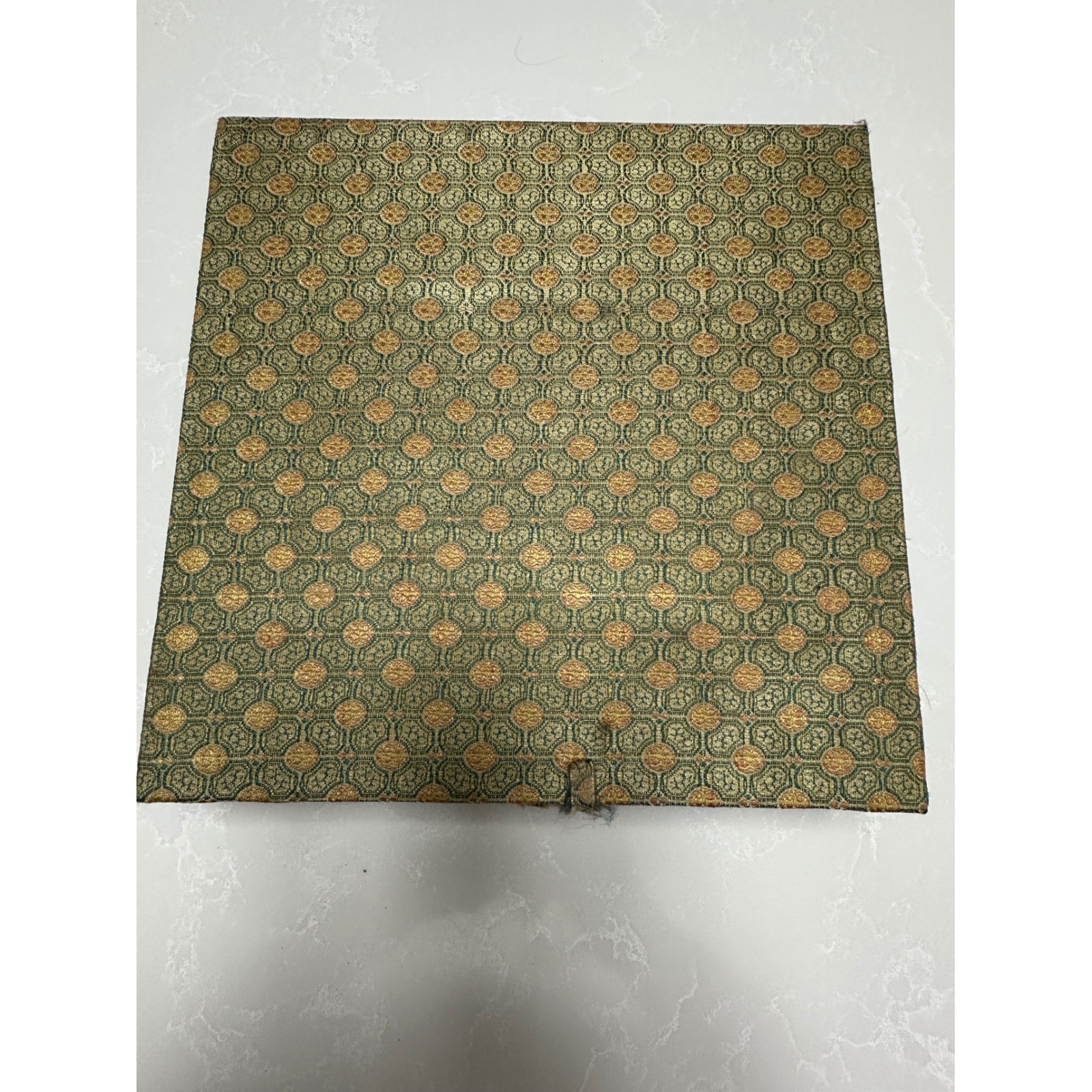 Vintage Chinese Double Sided Silk Embroidery Panda Rotating Table Screen Boxed