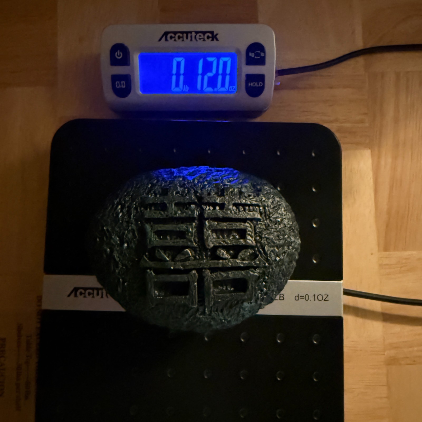 Chinese Decorative Stones Pair Fu Double Happiness Faux Bronze Heavy Symbols