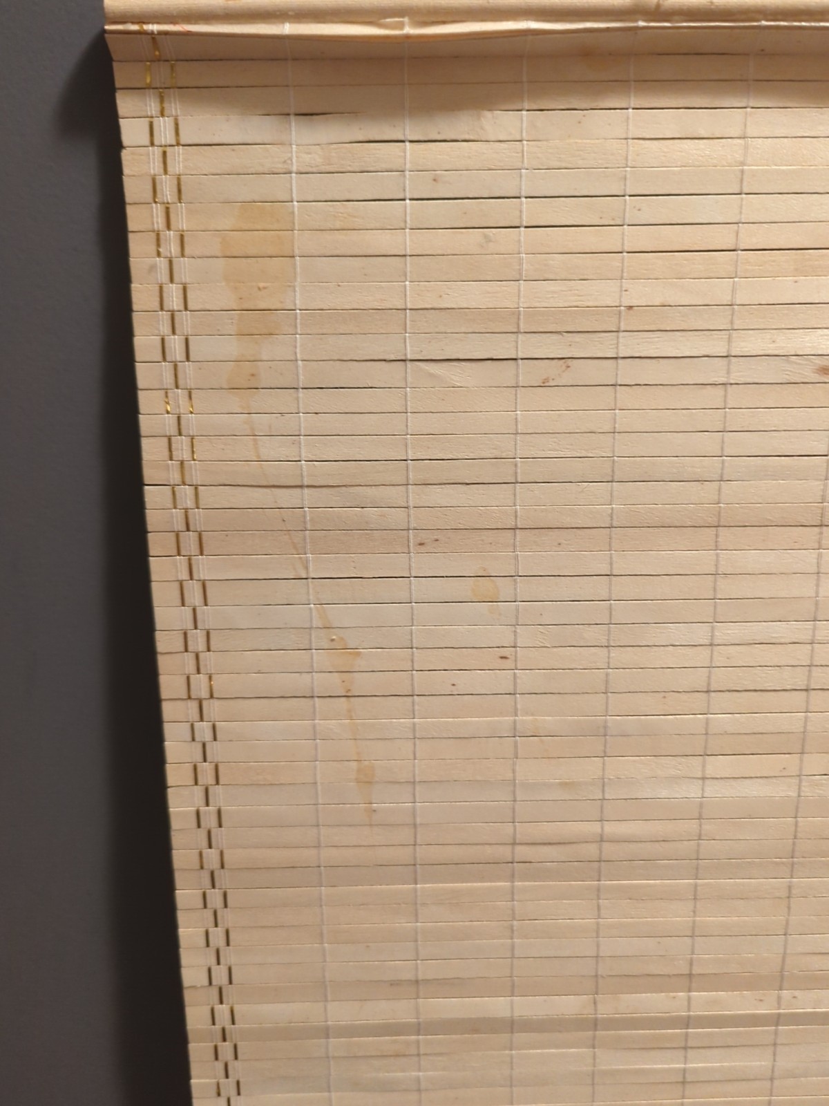 Vintage Wooden 1980 Chinese Wallscroll