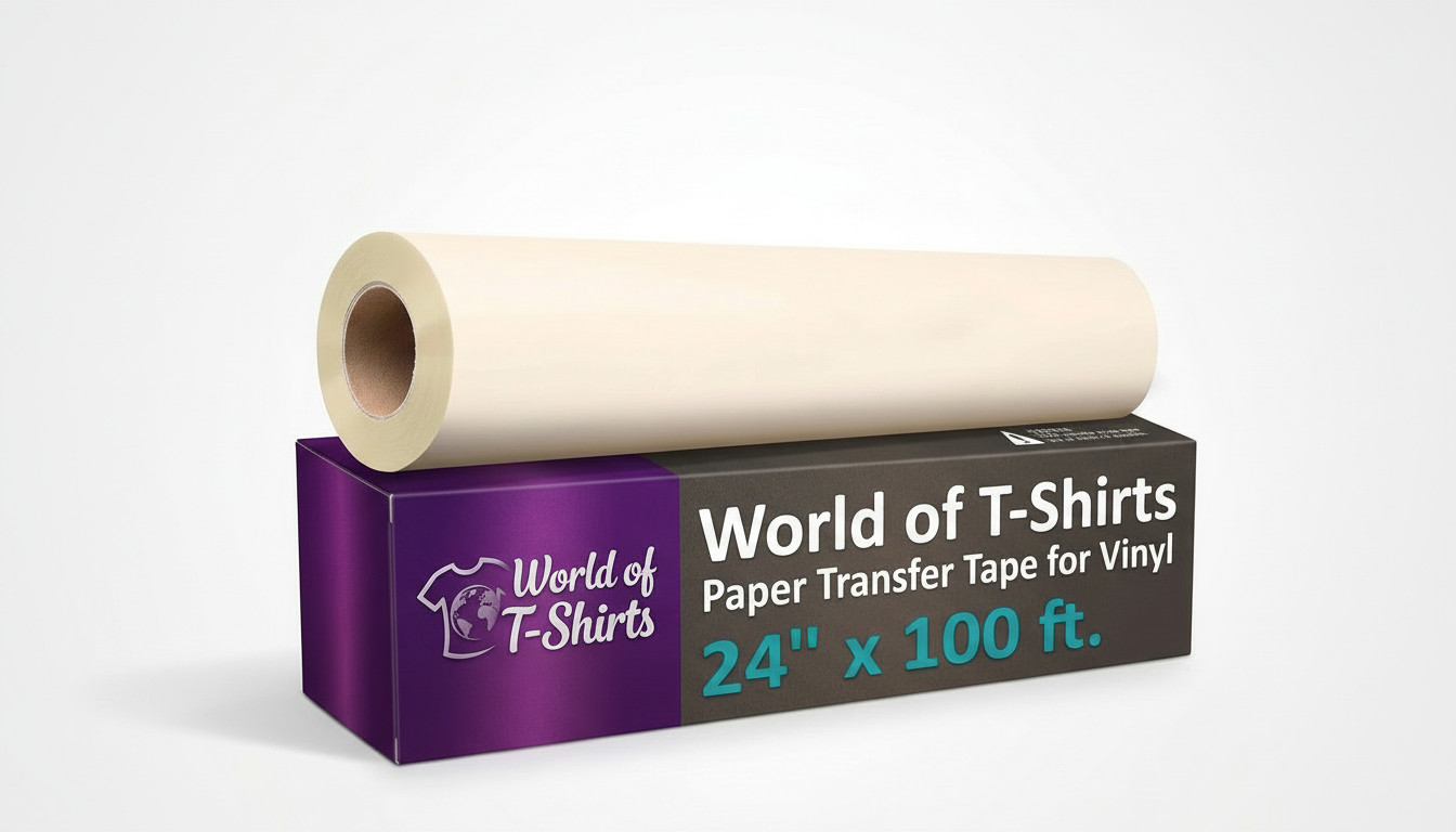 Roll Of Paper Transfer Tape for Vinyl 24” wide Choose your Length
