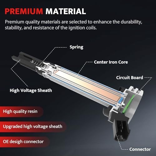 Square Ignition Coil Pack fit for 5.3 6.0 2007 2008 2009 2010 2011 2012 2013