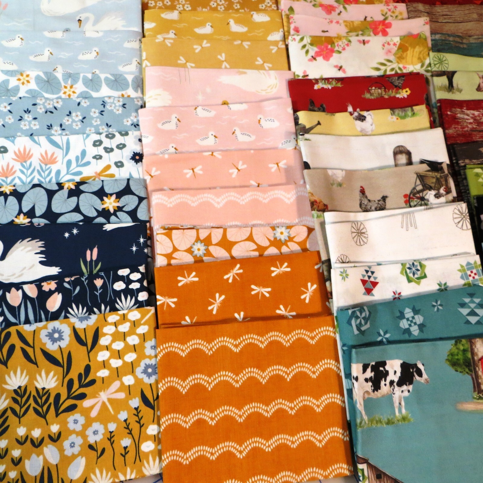 Boundless & Riley Blake Fat Quarters, FQ Cotton Fabric, $3.99 Ships Any Amount