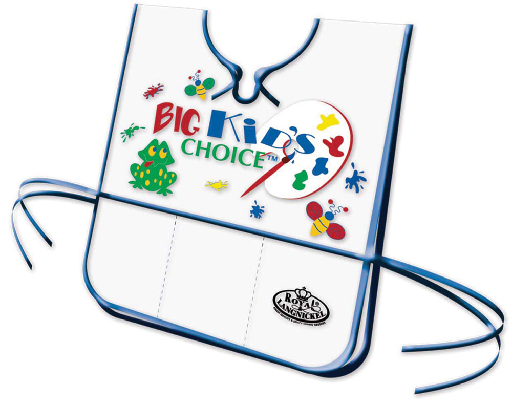 Royal Big Kid’s Apron – BK APRON or BK APRON LG – Painting Smock-($2.99 – $3.99)