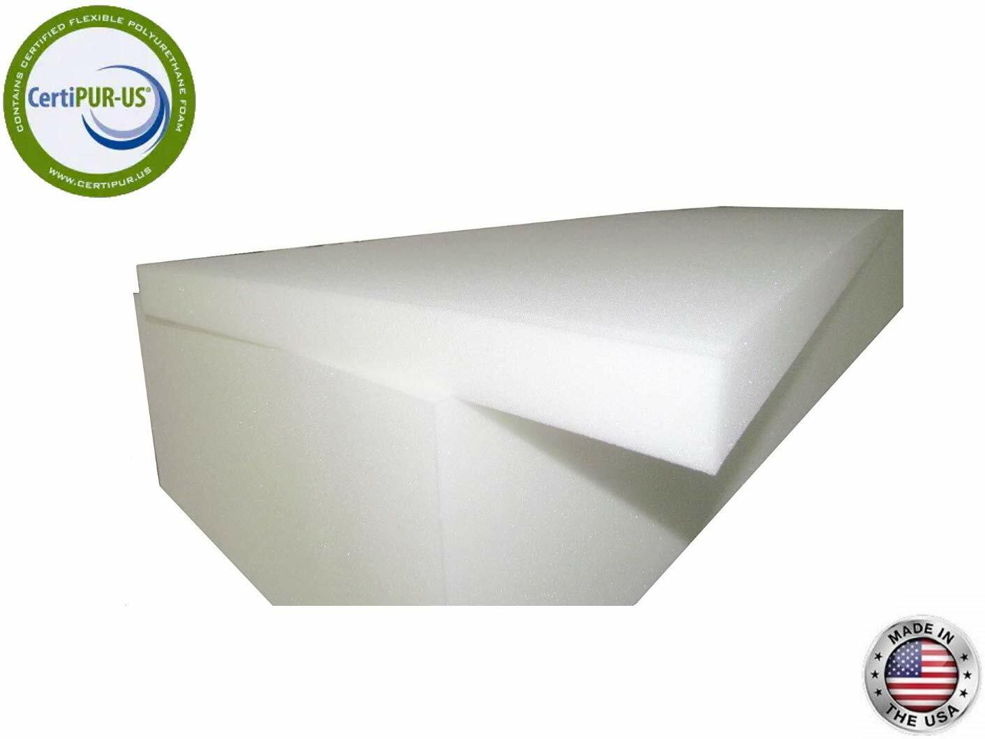 FOAM SEAT CUSHION HIGH DENSITY FOAM 5″x24″x80″ 46ILD “FIRM” UPHOLSTERY FOAM