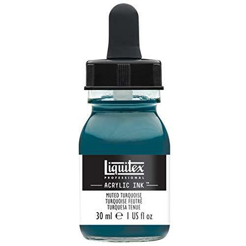 Liquitex Special Release Collection Acrylic Ink, 1-oz Jar, Muted Turquoise