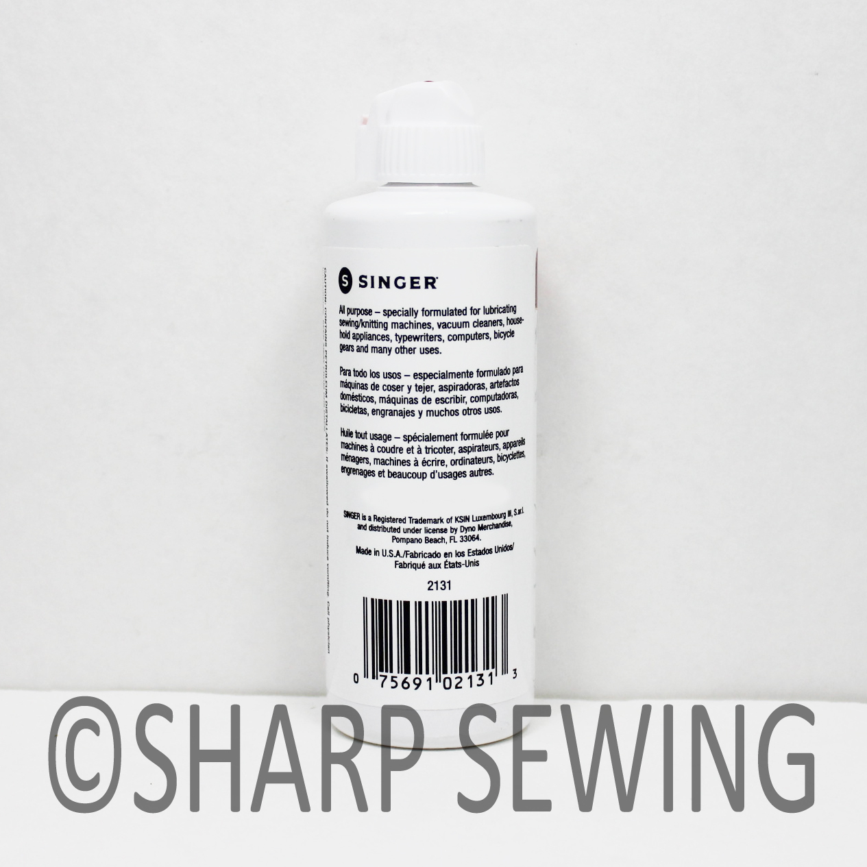 SINGER GENUINE ALL PURPOSE SEWING MACHINE OIL FOR VINTAGE SEWING MACHINES S2131