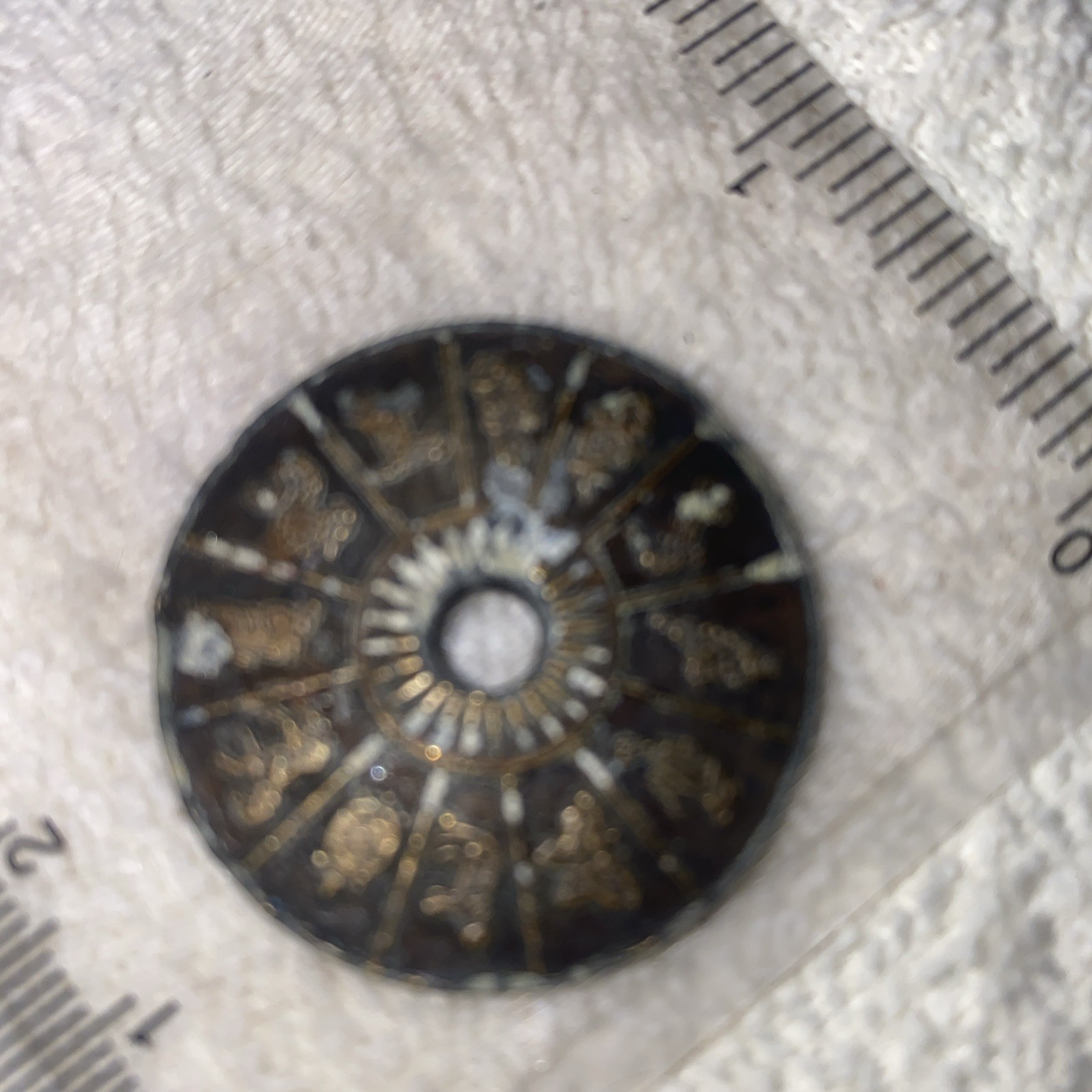 Chinese Ancient Copper Coin QING Zodiac/Trigram 厭勝錢 Numismatic Charm 84.2g#P171