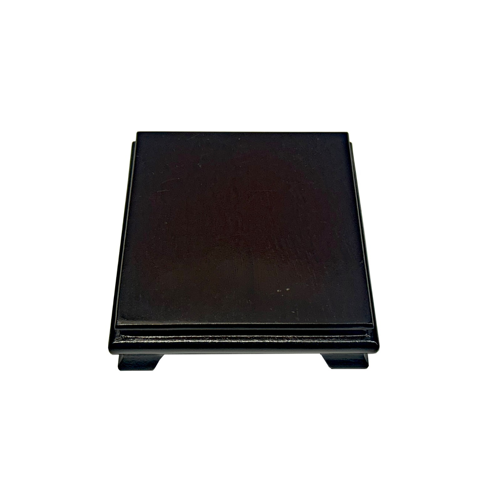 6″ Dark Brown Wood Square Shape Display Stand Riser Easel ws4141C
