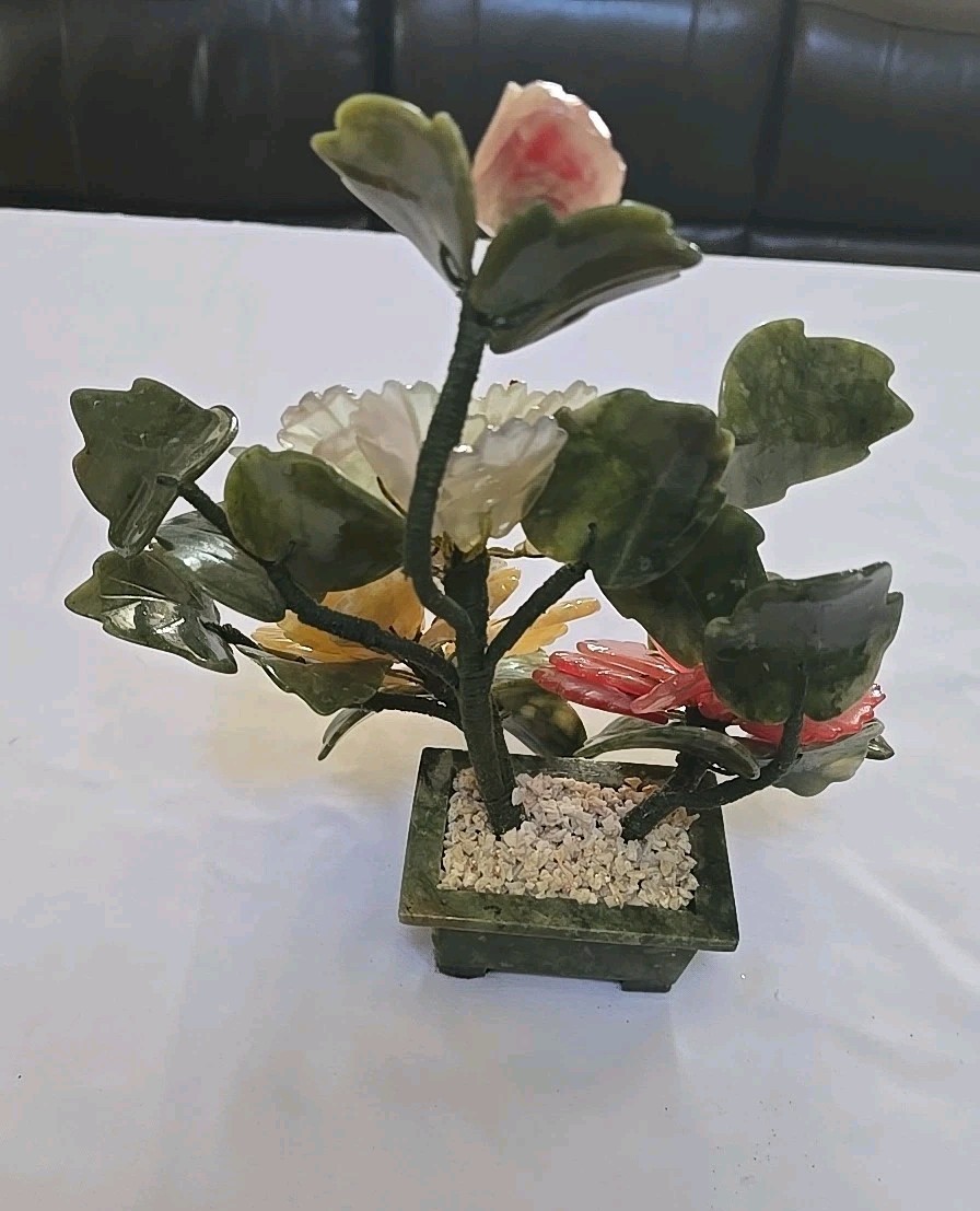 YUAN FENG JADE Oriental Bonzai Tree 6×8 Inch