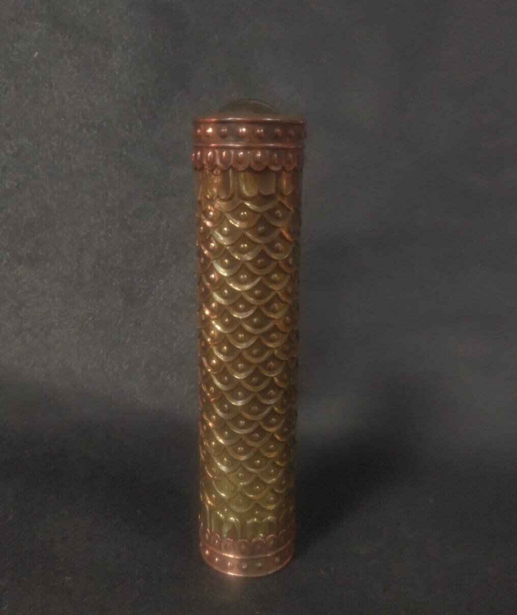 19cm noble brass copper carved cloud See Wonderful Scene optical kaleidoscope