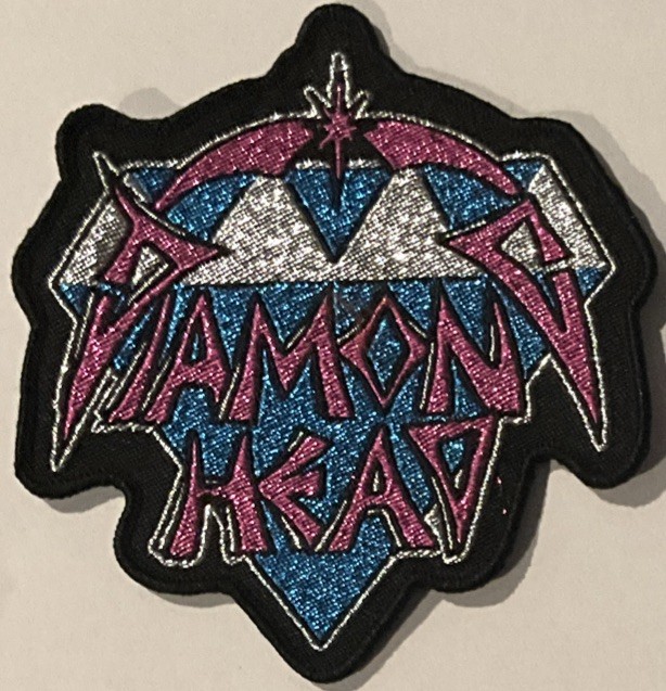 Diamond Head – 4″ x 4″ Shaped Woven Patch [NWOBHM / Heavy Metal]