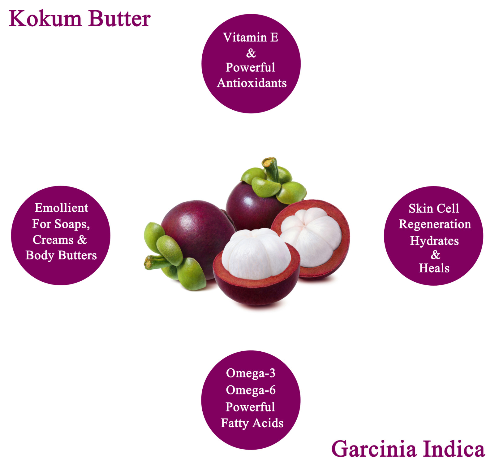 Raw Kokum Butter 100% Pure Natural Organic Cold Pressed Bulk