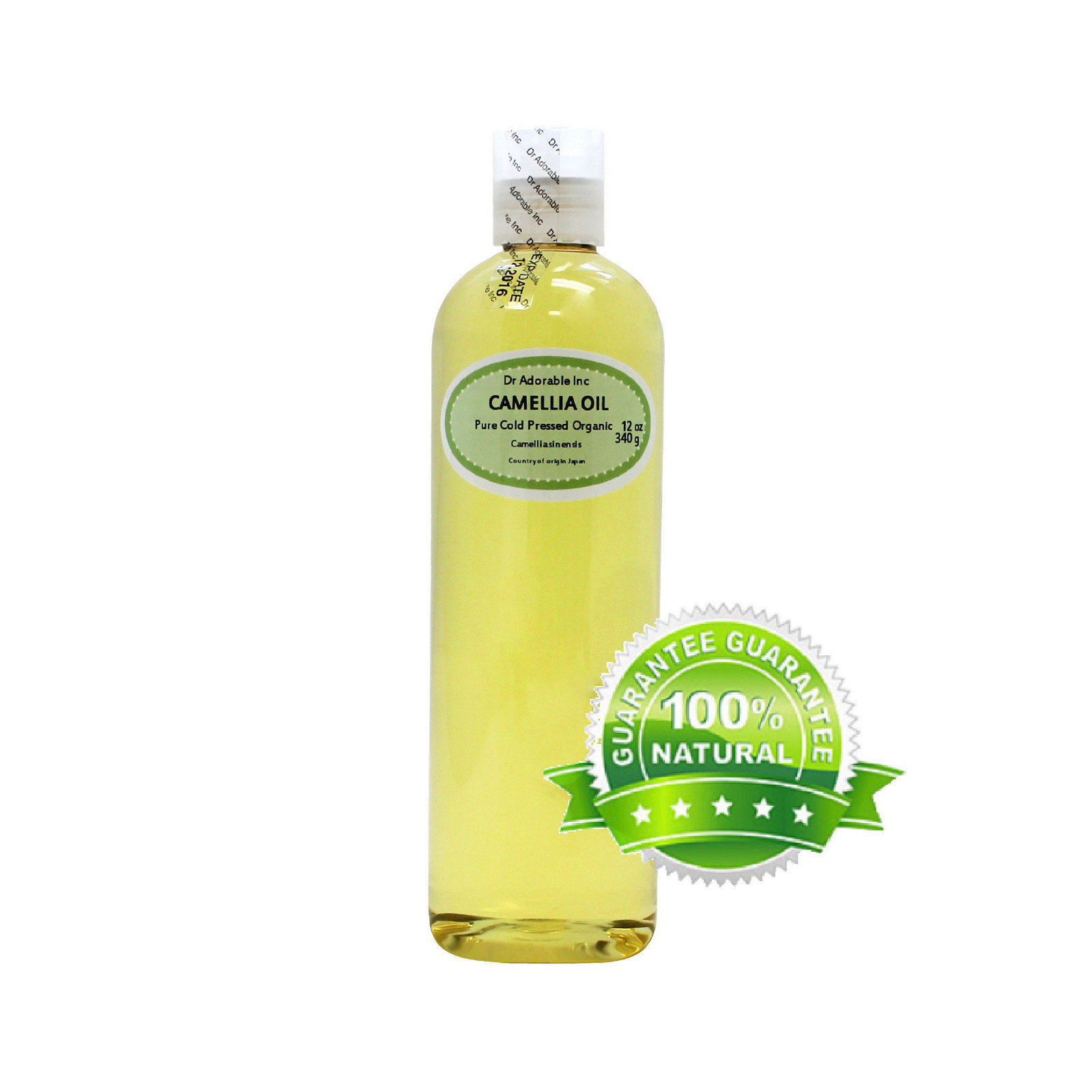 Camellia / Tea Tree Seed Oil Pure Organic 2 oz up to gallon Cold Pressed FSH