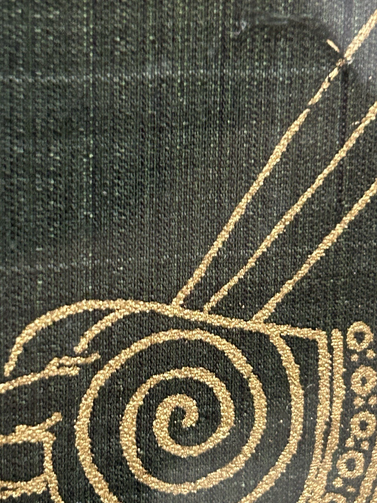 Vintage Thai Temple Silk/ Rubbing dated between the 1960s and 1980s