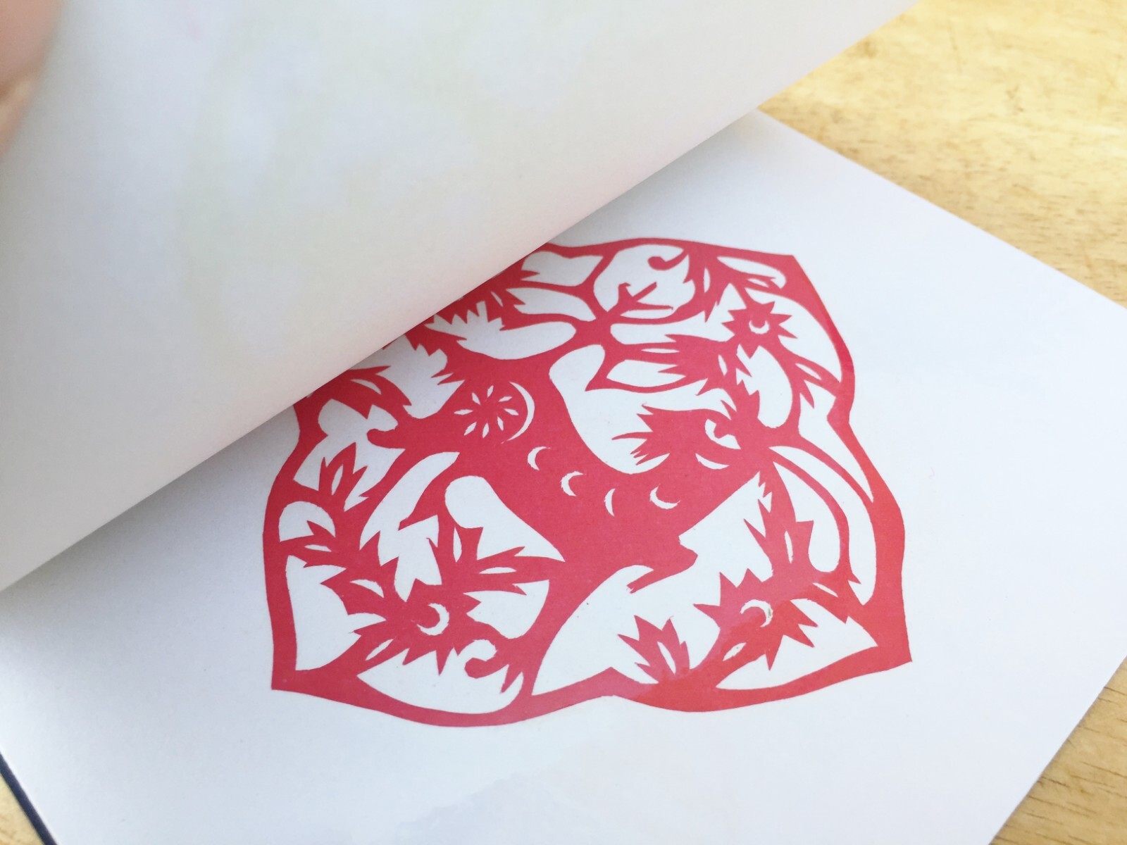 Chinese Paper Cuts Hand Made Booklet Removeable Forbidden City Souvenir 1980’s